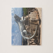 Puzzle Iguana Sculpture Isla Mujeres, Mexique Jigsaw Puzz (Vertical)