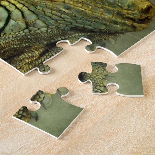 Puzzle Iguana verte (Côté)