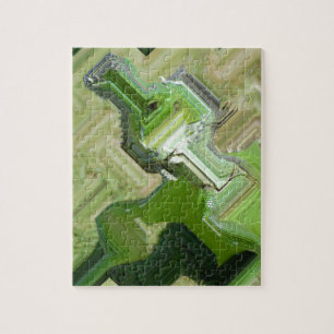 Puzzle Iguane vert