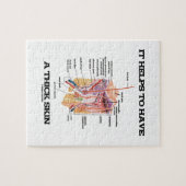 Puzzle Il aide à avoir une peau épaisse (l'humour (Horizontal)