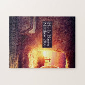 Puzzle Il Est Ressuscité Trois Croix Tombeau Vide Pâques (Horizontal)