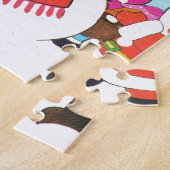 Puzzle Il est temps de neige ! Joyeux Noël, enfants dans (Côté)