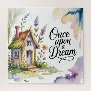 Puzzle "Il était une fois un rêve" Cottage de conte de fé
