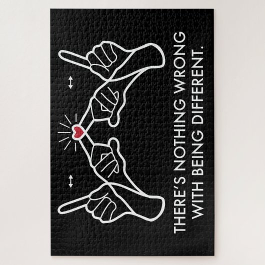 Puzzle Il n'y a rien de mal à être différent (Vertical)