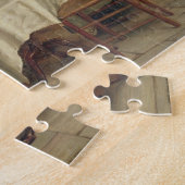 Puzzle "Il viennent ?" (huile sur la toile) (Côté)