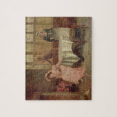 Puzzle "Il viennent ?" (huile sur la toile) (Vertical)