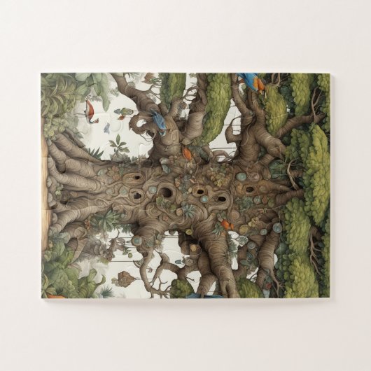 Puzzle Il y a quelque chose à propos d'énormes arbres ave (Horizontal)