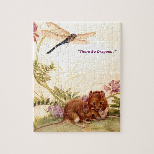 Puzzle il y ait des dragons (Vertical)