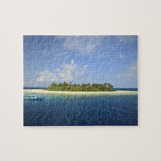 Puzzle Île Baughagello, Atoll South Huvadhoo, (Horizontal)