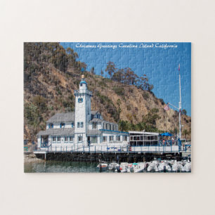 Puzzle Île de Catalina Californie. Vœux de Noël Ji