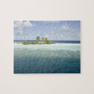 Puzzle Île de Dhiggiri, Atoll Ari Sud, Maldives,