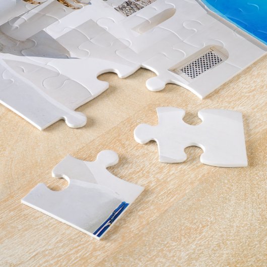 Puzzle Île de Santorini - caldeira, Grèce (Côté)