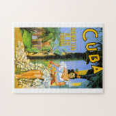 Puzzle Île de vacances du Cuba de l'affiche de voyage de (Horizontal)
