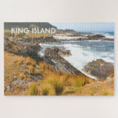 Puzzle Île King : Baie balayée par le vent, Tasmanie, Aus (Horizontal)