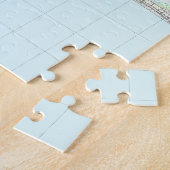 Puzzle Île la Caroline du Nord Map (1990) de chêne (Côté)