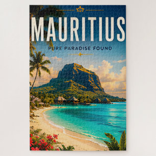 Puzzle 🌴 Île Maurice Paradis Côté 🌊