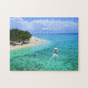Puzzle Île Maurice Plage Océan Indien Bateau Turquoise