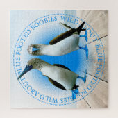 Puzzle Îles Galapagos Oiseaux de fond aux pieds bleus (Vertical)