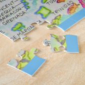 Puzzle Îles illustrées de couleurs (Côté)