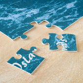 Puzzle Îles Mariana de Saipan.Salutations de Noël (Côté)