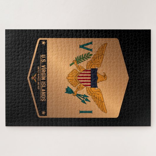 Puzzle Îles Vierges américaines (Horizontal)