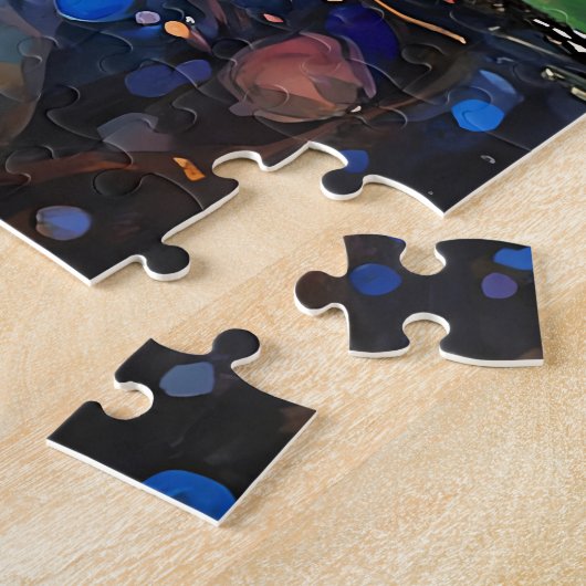 Puzzle Illuminated Blooming Lotus Flower (Côté)