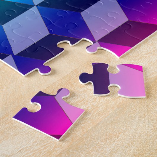 Puzzle - Illusion des blocs arc-en-ciel (Côté)