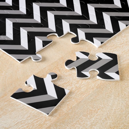 Puzzle Illusion d'optique géométrique Chevrons (Côté)