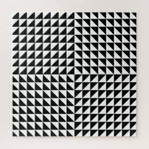 Puzzle illusion d'optique noir
