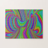 Puzzle illusion optique colorée (Horizontal)