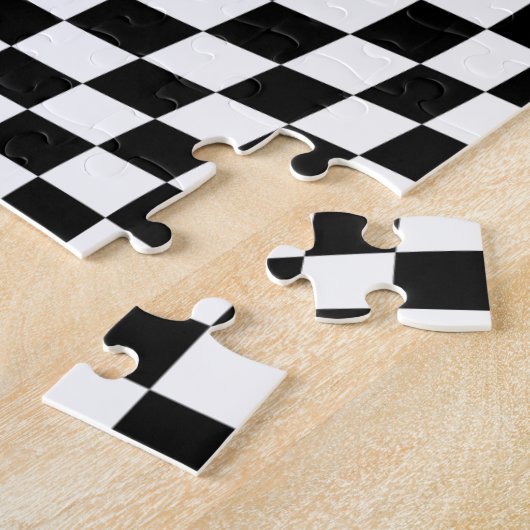 Puzzle Illusion optique de damier (Côté)