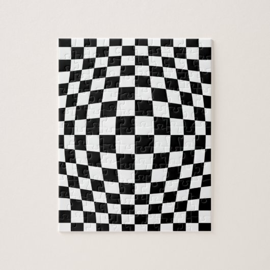 Puzzle Illusion optique de damier (Vertical)