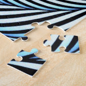 Puzzle Illusion optique du cercle bleu (Côté)