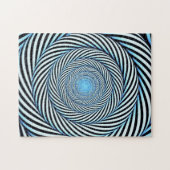 Puzzle Illusion optique du cercle bleu (Horizontal)