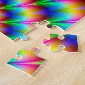 Puzzle Illusion optique en spirale d'arc-en-ciel (Côté)