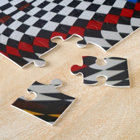 Puzzle Illusion optique psychédélique (Côté)