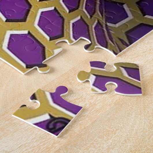 Puzzle Illusion optique rouge et sphère difficile (Côté)