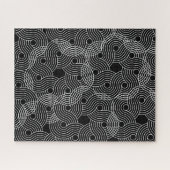 Puzzle Illusion spiral de Black and White (Horizontal)