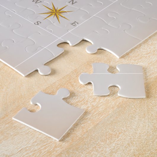 Puzzle Illustrated map of Cuba (Côté)