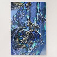 Illustration 3D d'une fractale complexe