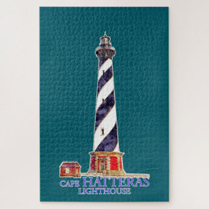 Puzzle Illustration aquarelle Phare de Cape Hatteras