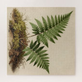 Puzzle Illustration botanique de fougère classique (Horizontal)