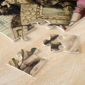 Puzzle Illustration classique de l'arbre du Père Noël joy (Côté)