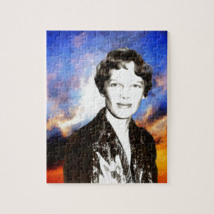 Puzzle Illustration d'Amelia Earhart