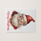 Puzzle Illustration d'aquarelle Santa Claus (Horizontal)