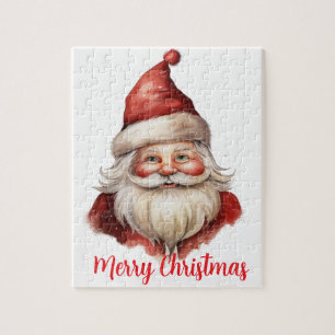 Puzzle Illustration d'aquarelle Santa Claus