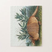 Puzzle Illustration d'Armadillo Vintage (Vertical)