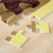 Puzzle Illustration d'art de cirque vintage ancien antiqu (Côté)