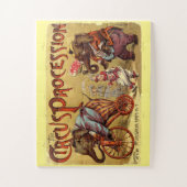 Puzzle Illustration d'art de cirque vintage ancien antiqu (Vertical)