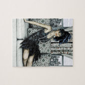 Puzzle Illustration d'art de la mode Flapper des Années F (Horizontal)